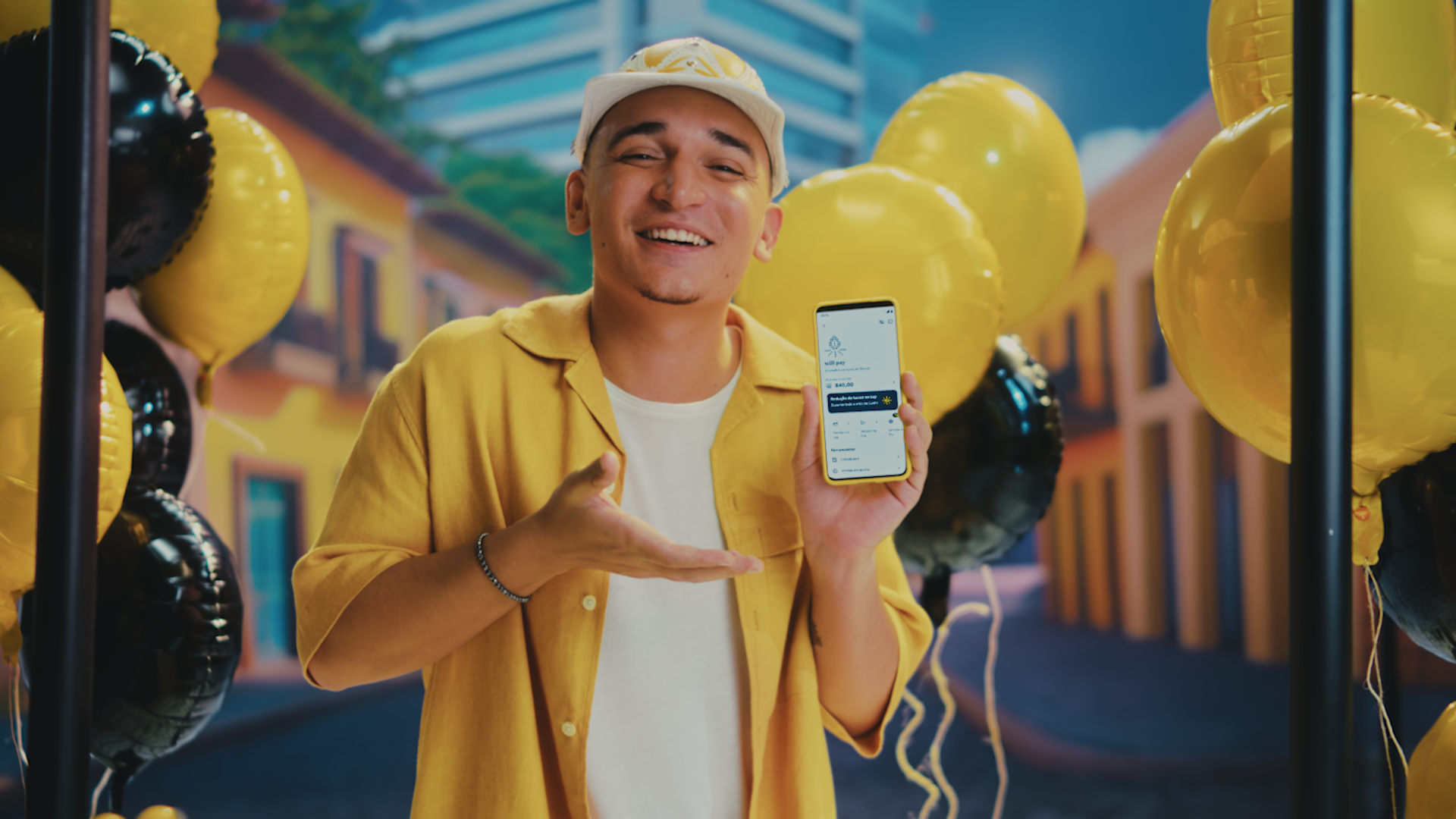 João Gomes vira vendedor em nova campanha da will bank