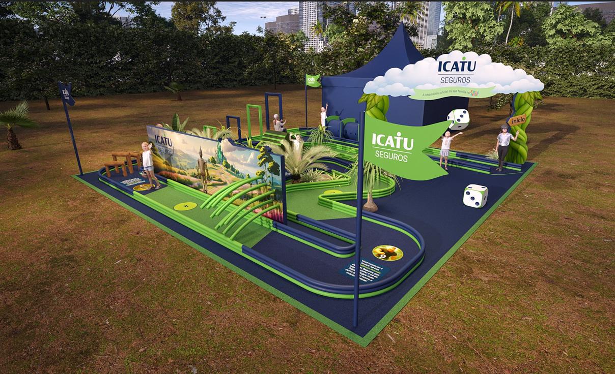 Icatu Seguros terá um jogo de tabuleiro como ativação no Festivalzinho
