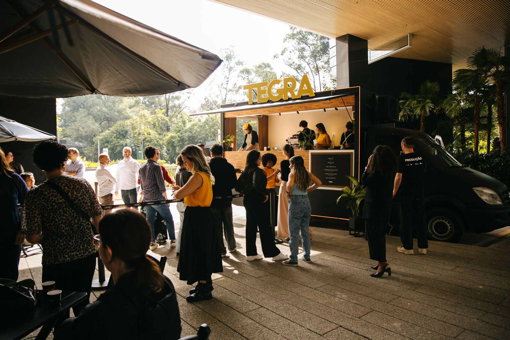 Tegra leva cafeteria itinerante a bairros de SP