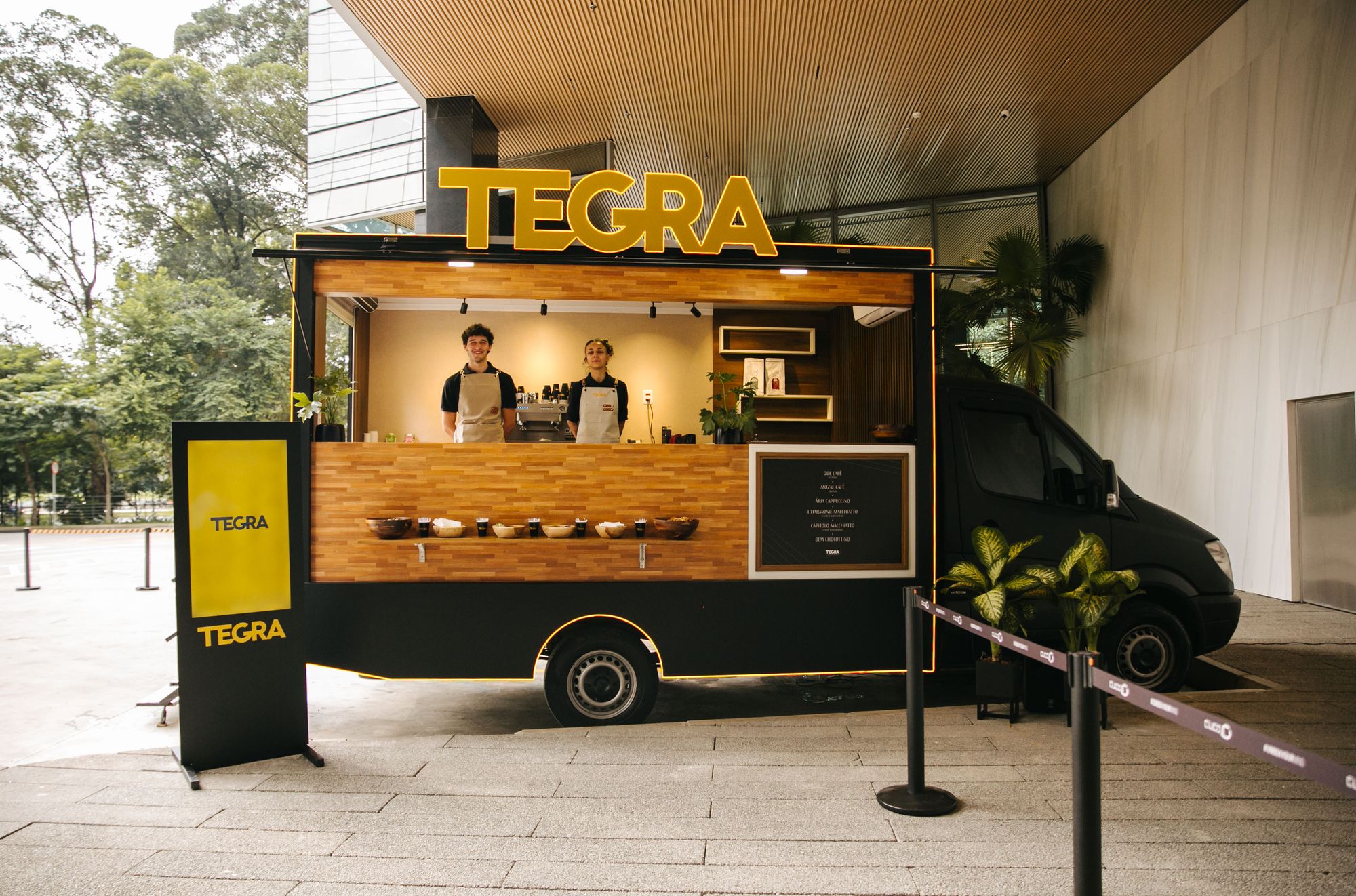 Tegra leva cafeteria itinerante a bairros de SP
