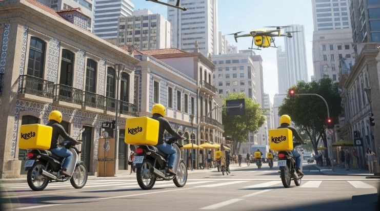 Suno United Creators conquista conta da Keeta, app chinês de delivery que chega ao Brasil