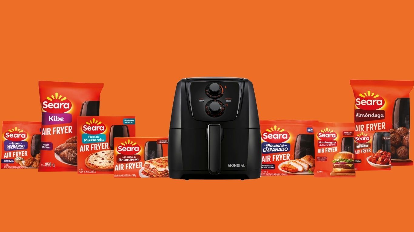 Seara lança Air Fryer em parceria com a Mondial