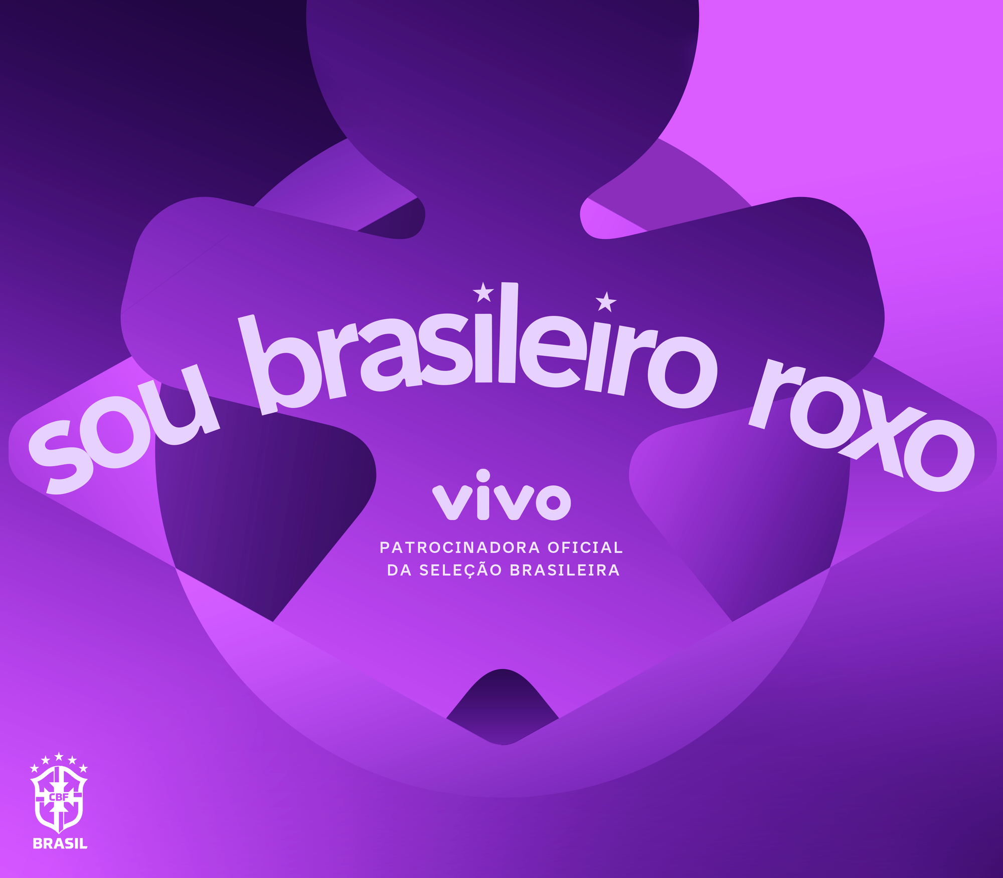 Vivo apresenta novo conceito ‘Sou Brasileiro Roxo’ em apoio à Seleção