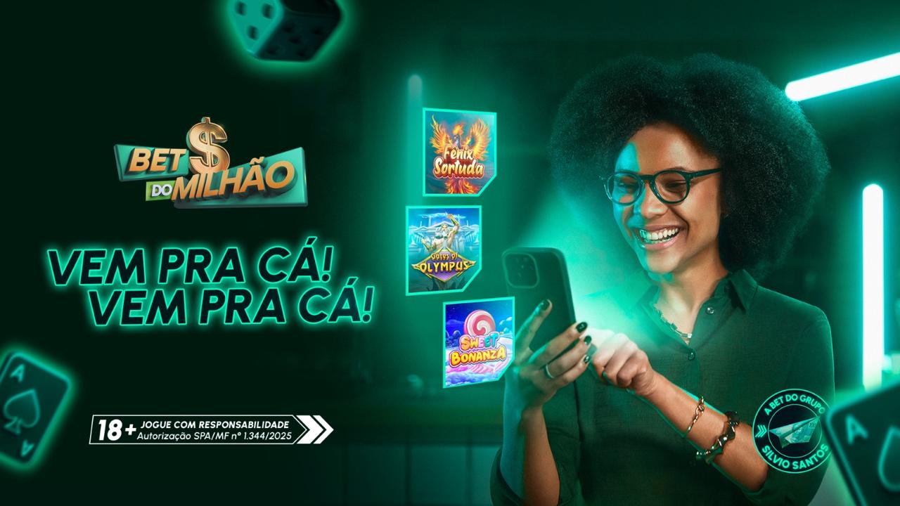 Grupo Silvio Santos lança campanha da Bet do Milhão