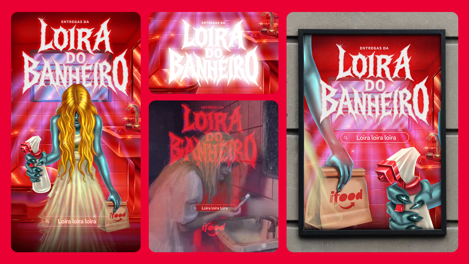 Neste Halloween, iFood convoca a Loira do Banheiro para entregar sustos