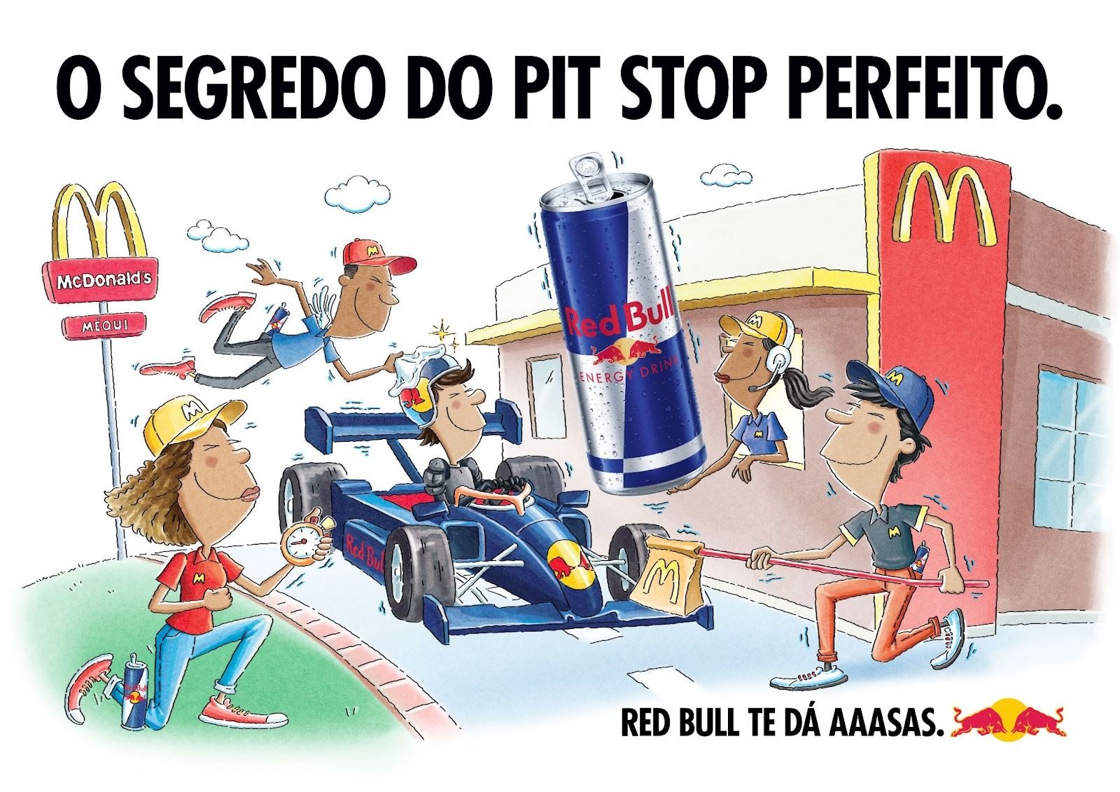 McDonald’s e Red Bull se unem para ativações na Fórmula 1