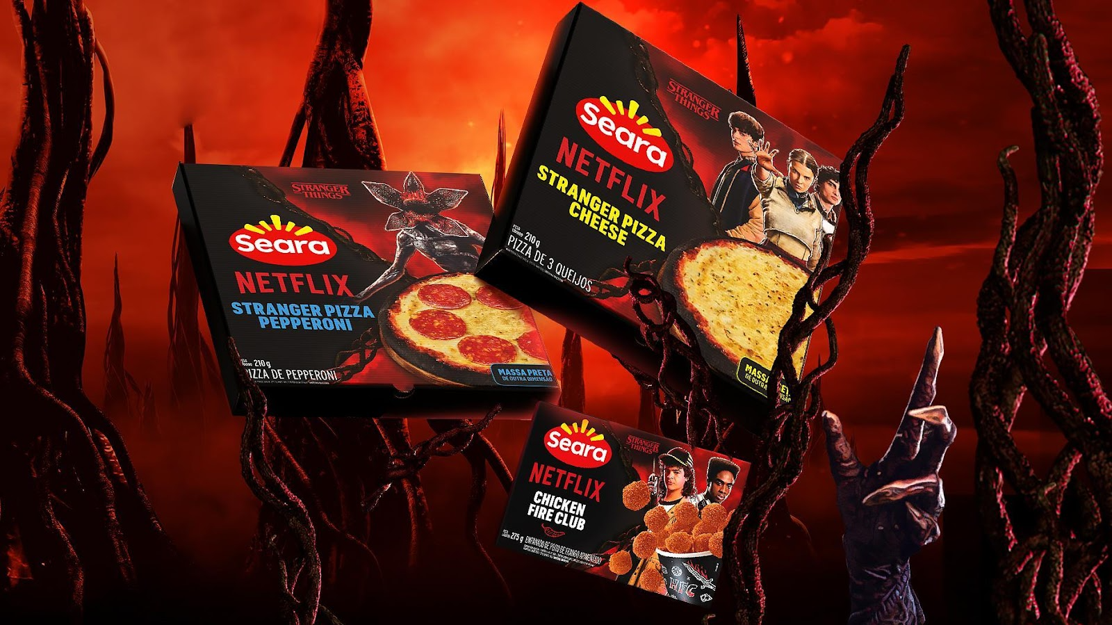 Seara lança produtos inspirados em Stranger Things, da Netflix