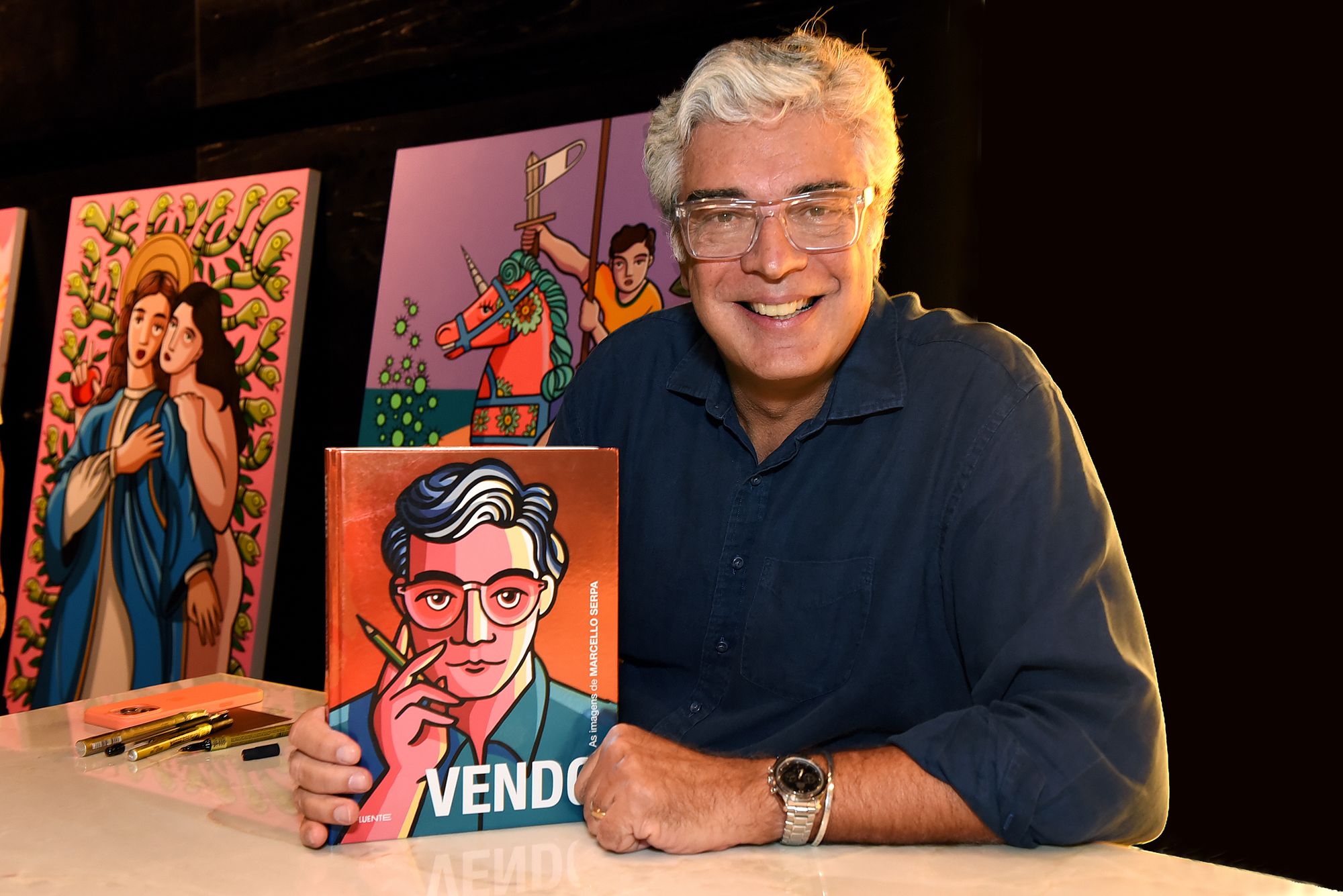 Marcello Serpa lança livros sobre sua vida e obra