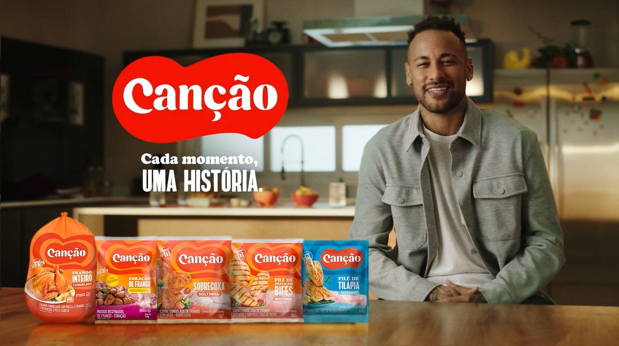 Canção lança filmes para campanha nacional com Neymar Jr.