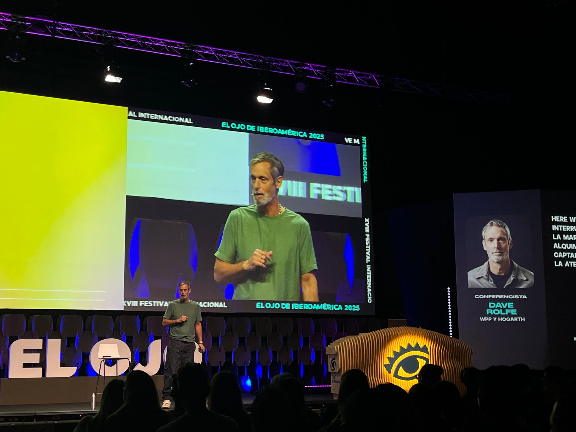 El Ojo 2025: Dave Rolfe analisa a 'alquimia da atenção' e defende produção autêntica