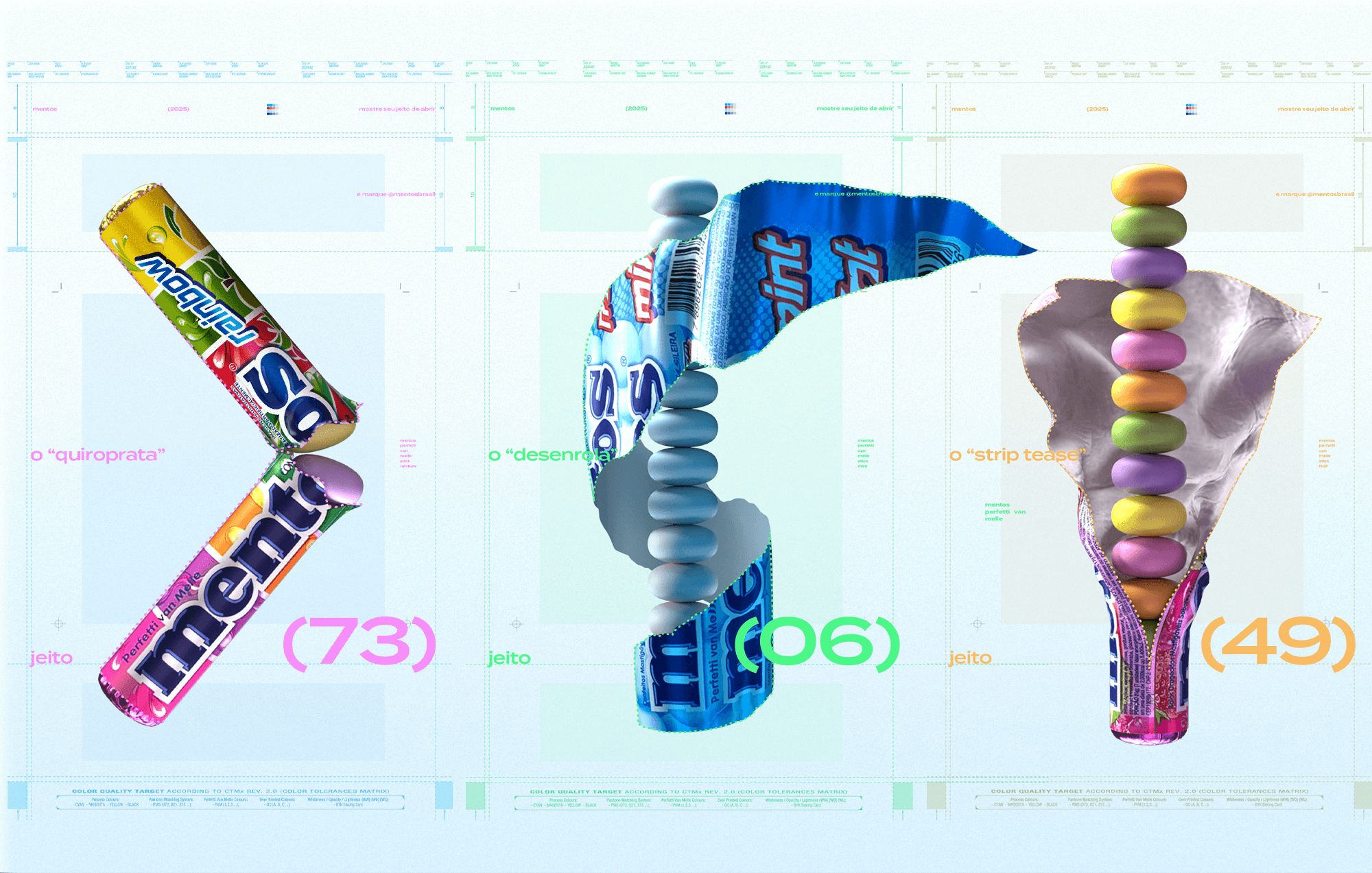 Qual é o jeito certo de abrir Mentos?