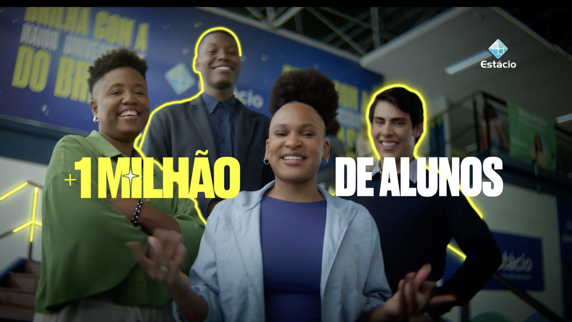 Estácio lança campanha ‘Brilha de verdade’ com foco em histórias reais