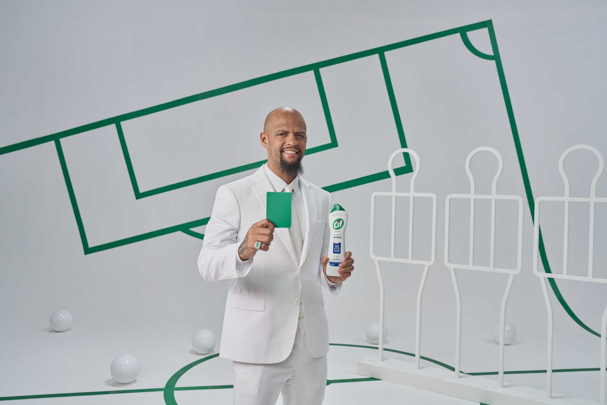 Felipe Melo vira embaixador do 'Jogo Limpo' em nova campanha de Cif