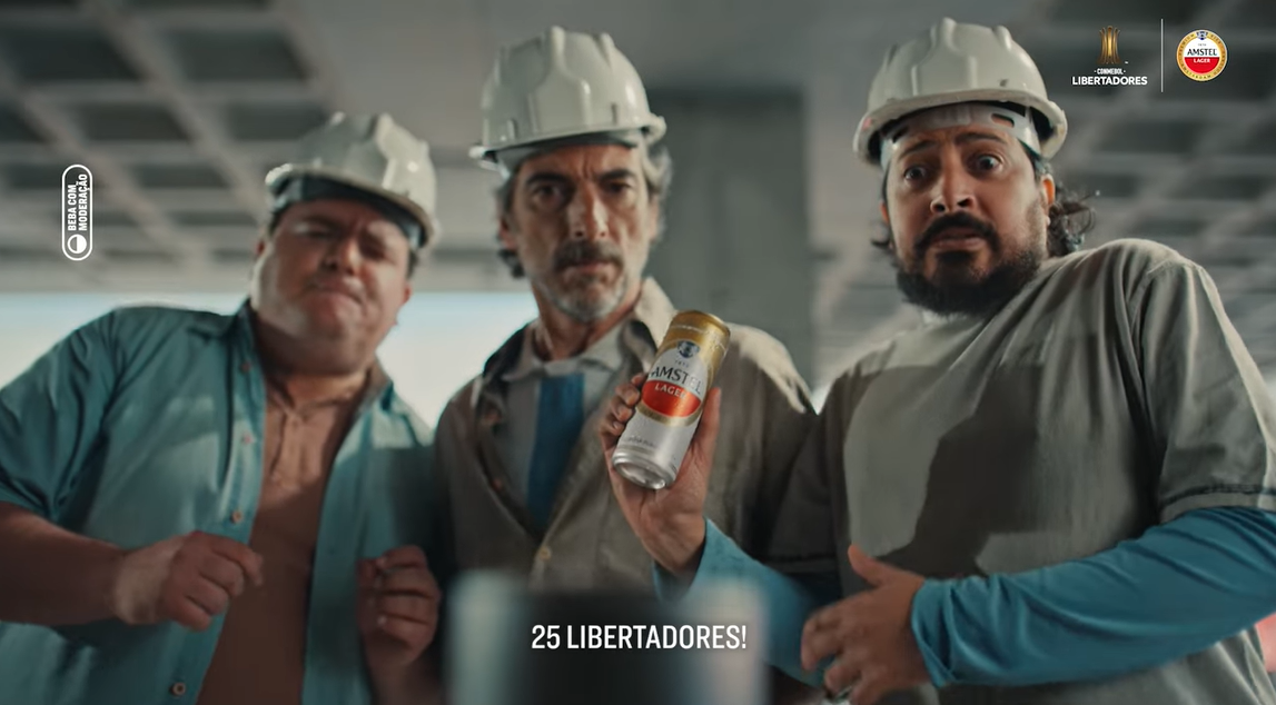 Amstel aborda rivalidade entre Brasil e Argentina em filme sobre Libertadores
