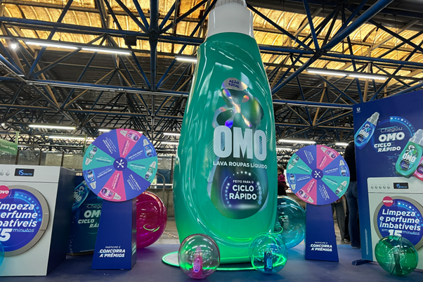 Omo investe em experimentação e mídia urbana para divulgar ‘Ciclo Rápido’