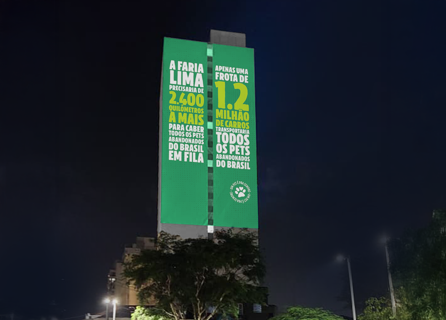 Guabi Natural leva Dezembro Verde aos prédios de São Paulo