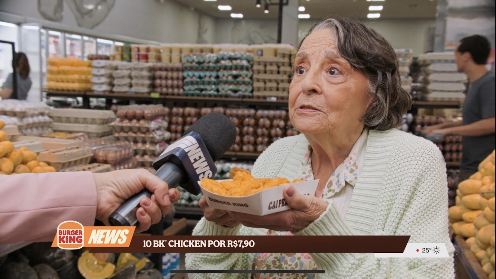 Burger King usa linguagem de telejornal em campanha para divulgar oferta de frango