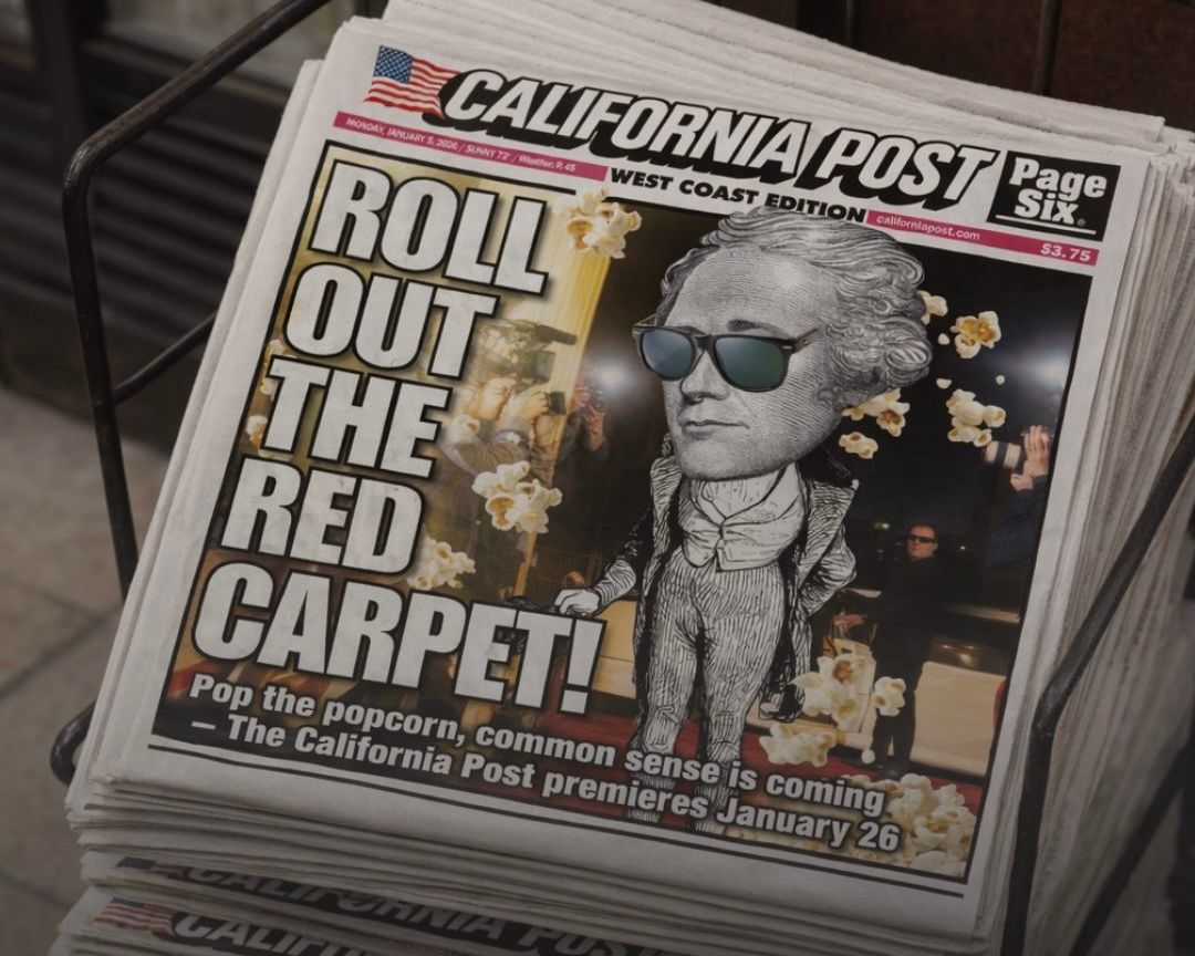 California Post é lançado com edição impressa e modelo inspirado no NY Post