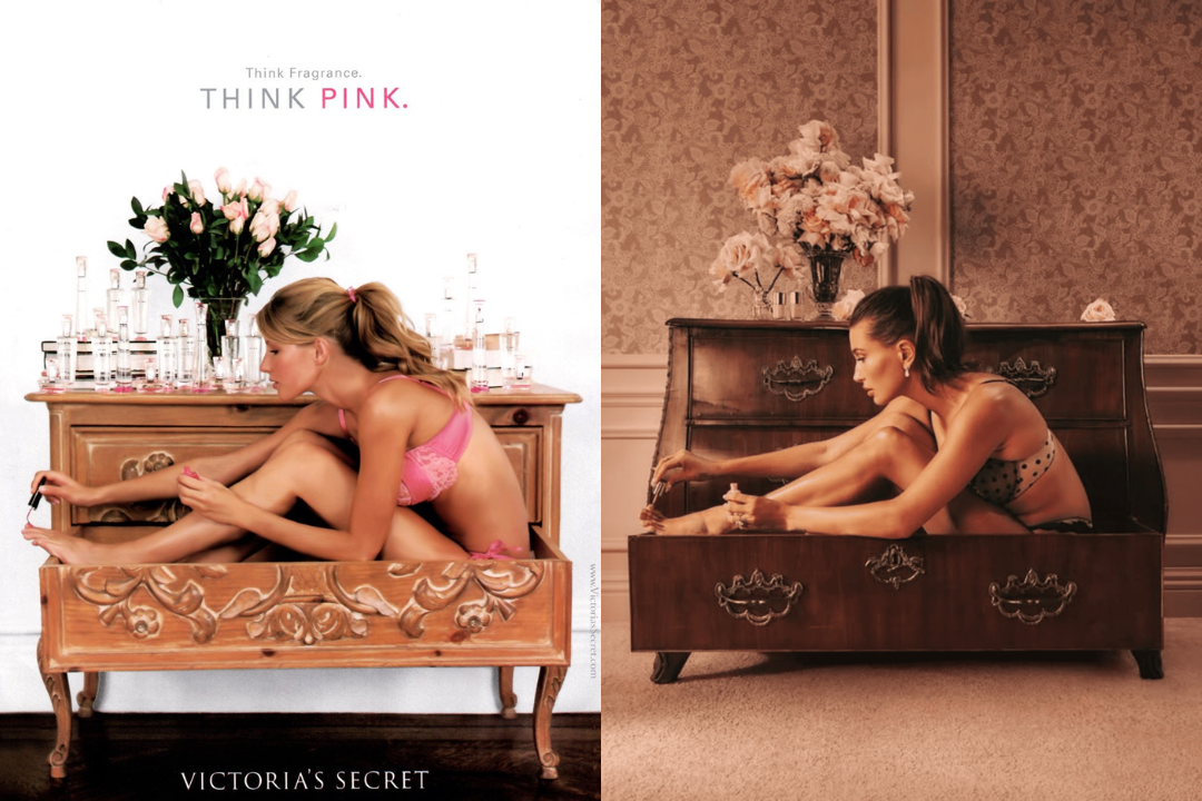 Com Hailey Bieber, Victoria’s Secret recria campanha de Gisele Bündchen