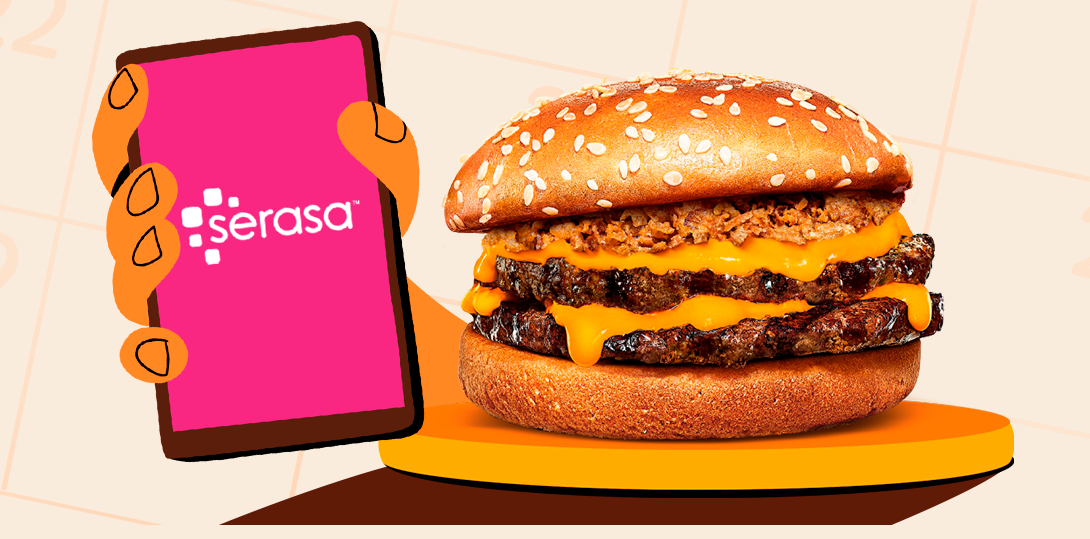 Burger King e Serasa dão sanduíche grátis no fim do mês