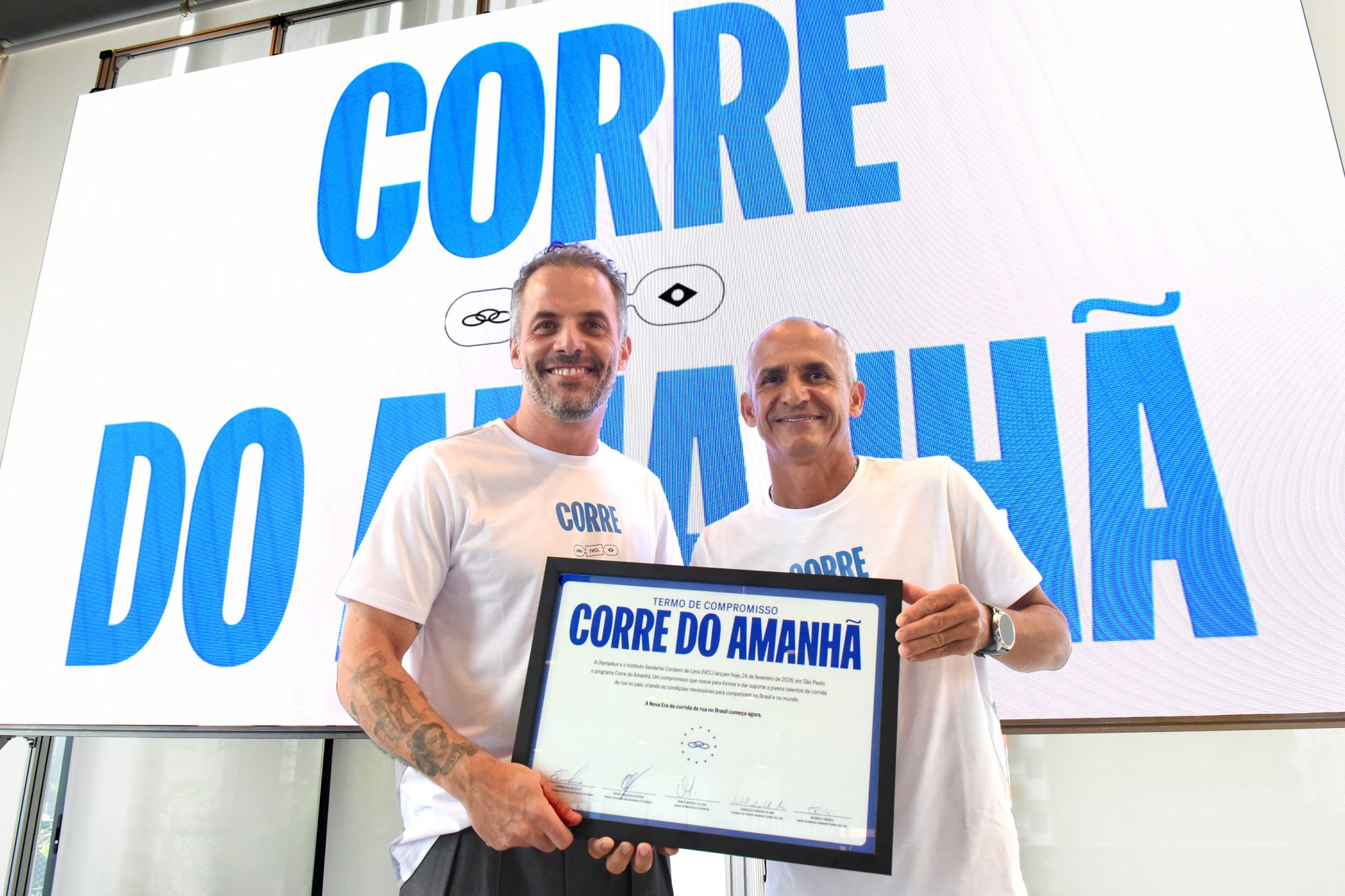Olympikus e Vanderlei Cordeiro lançam projeto para o futuro da corrida no país
