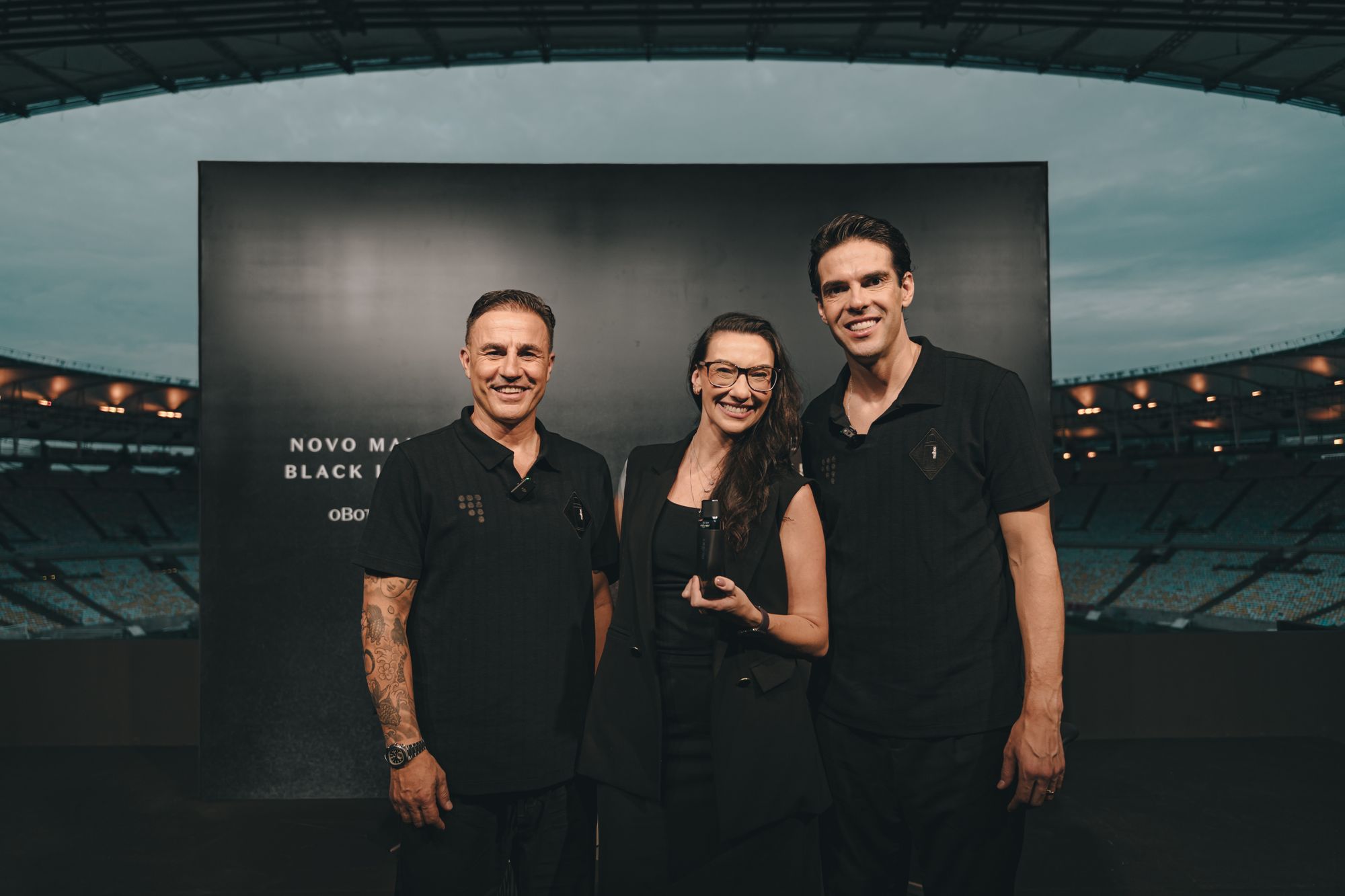 Malbec Black Legend promove encontro lendário de Kaká e Cannavaro no Maracanã
