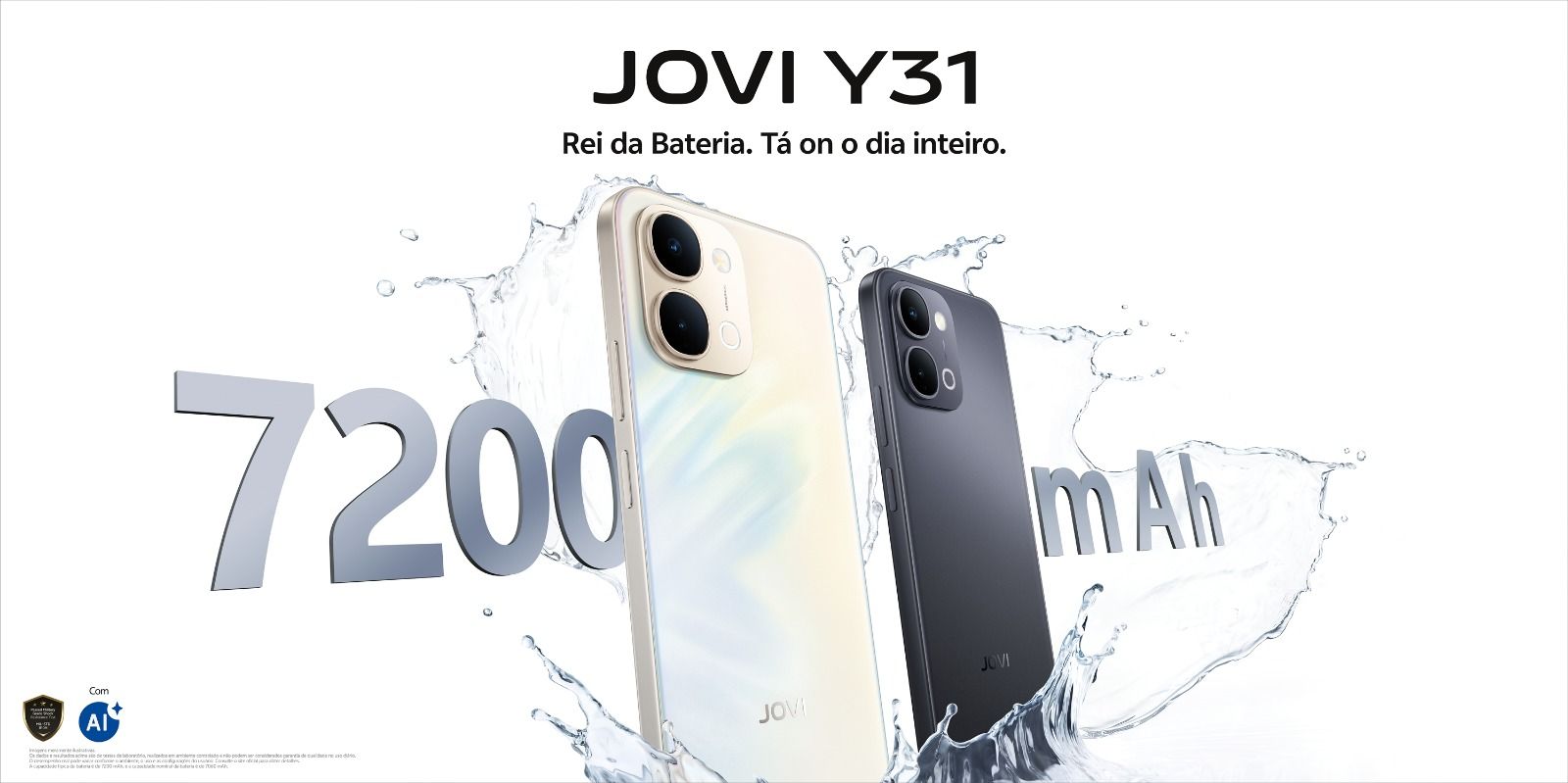 Jovi acompanha rainhas de bateria para destacar autonomia de novo celular
