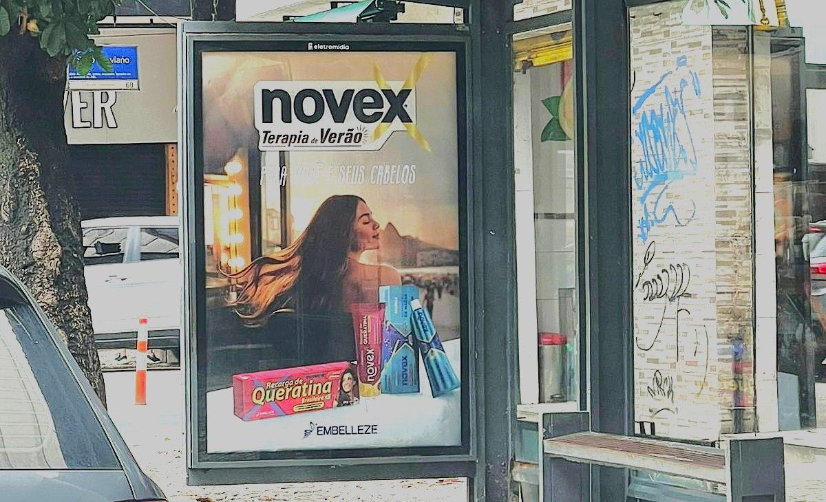 Embelleze aposta em OOH para ação 'Novex Terapia de Verão'