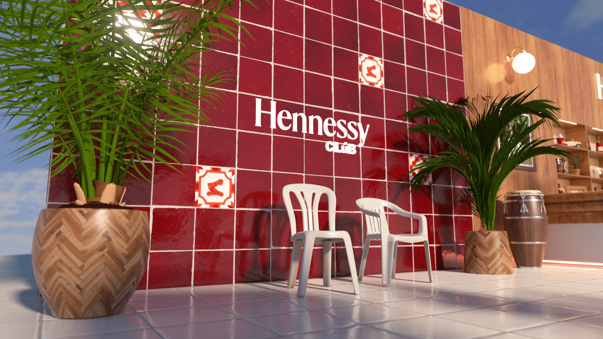 Hennessy ativa turnê de Bad Bunny no Brasil com bar proprietário