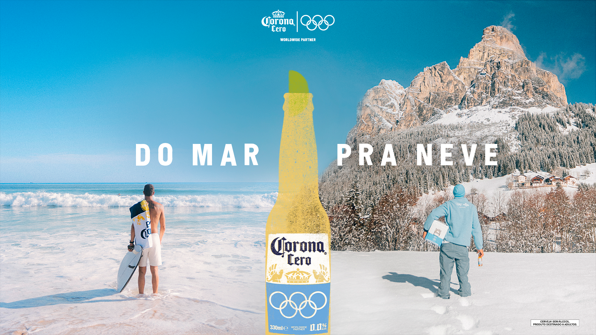 Corona Cero e Globo apresentam  minissérie para os Jogos de Inverno 2026
