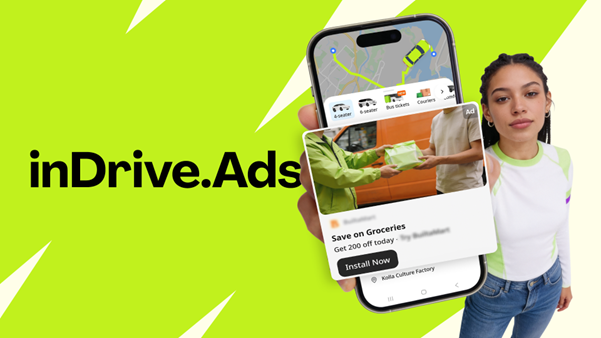 InDrive Ads chega ao Brasil e amplia atuação de publicidade no app