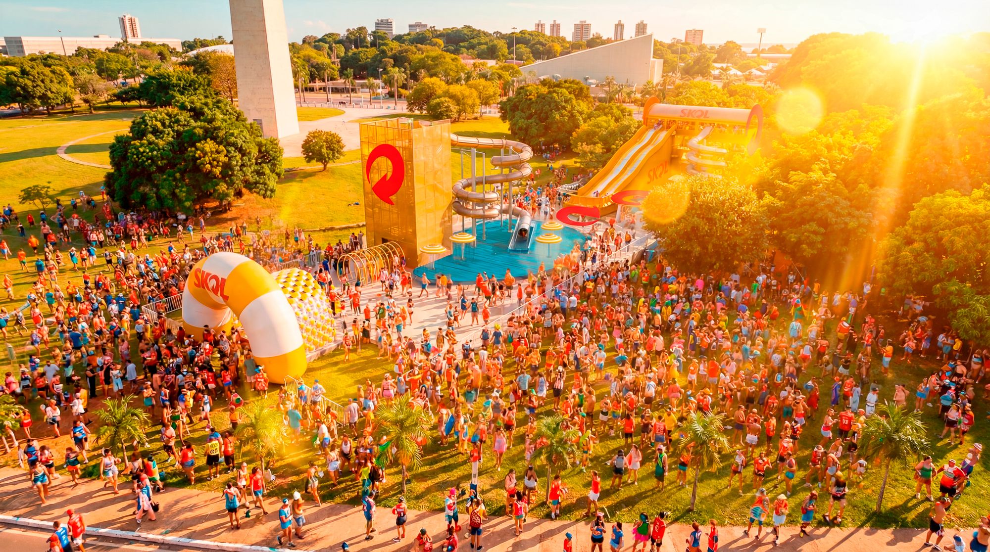 Skol terá parque aquático no Ibirapuera para o Carnaval