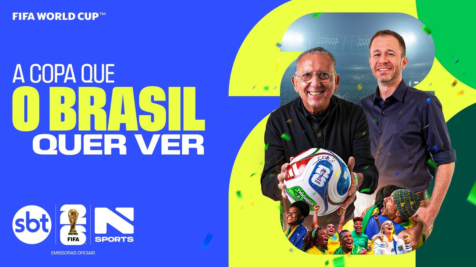 SBT e NSports fecham com Shopee, PagBank e Carrefour para a Copa