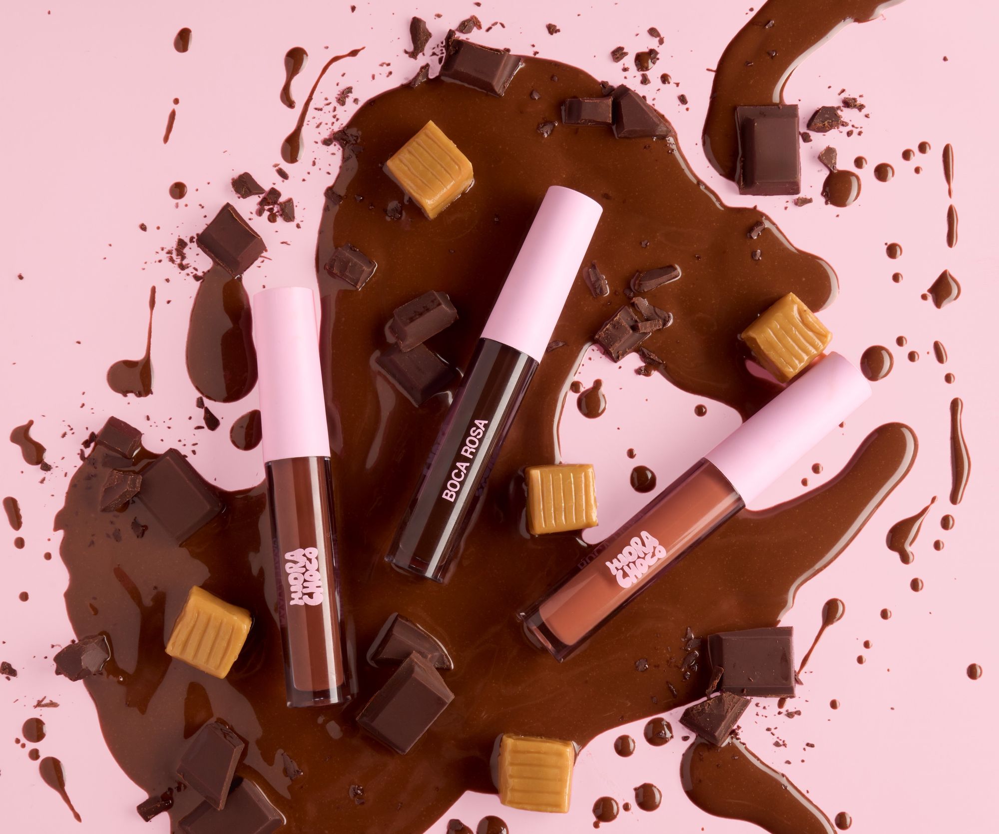 Boca Rosa traz edição limitada de linha de gloss inspirada no universo dos chocolates