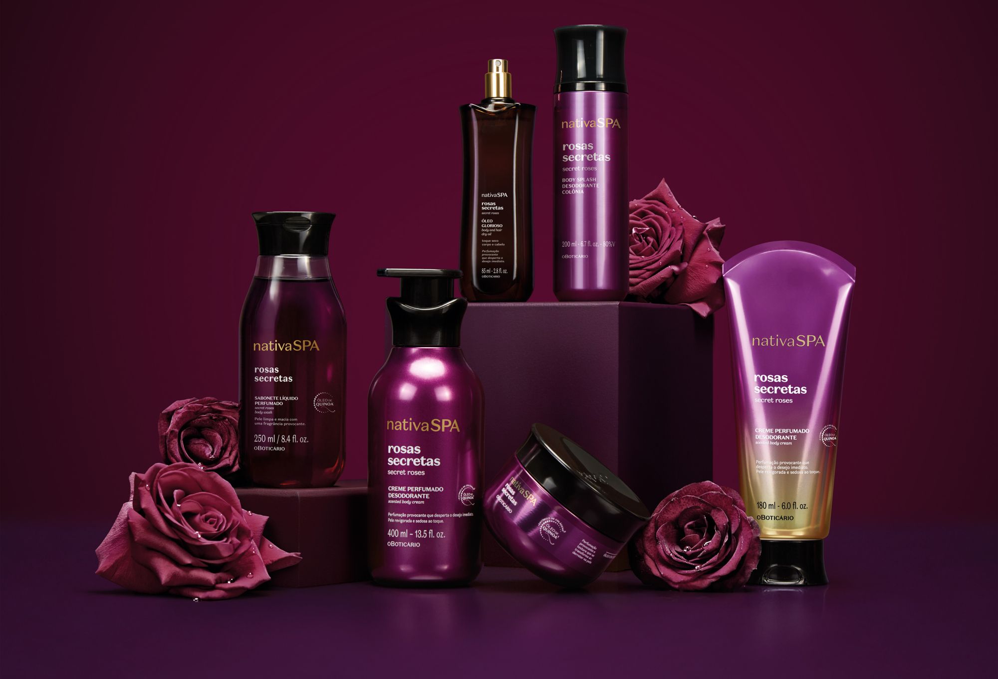 O Boticário rompe a tela em 'Três Graças' e promove Nativa SPA Rosas Secretas com ação interativa