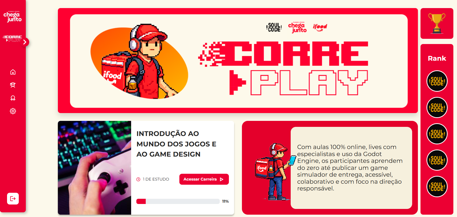 SoulCode e iFood lançam projeto de formação em games e IA para entregadores
