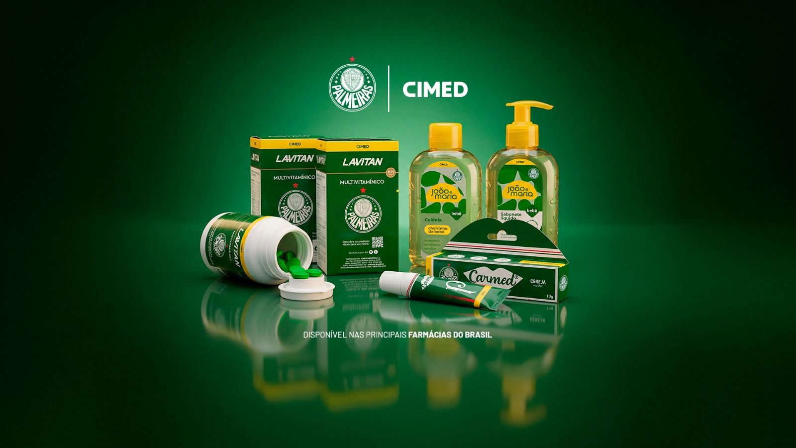 Cimed e Palmeiras lançam linha de cuidados pessoais