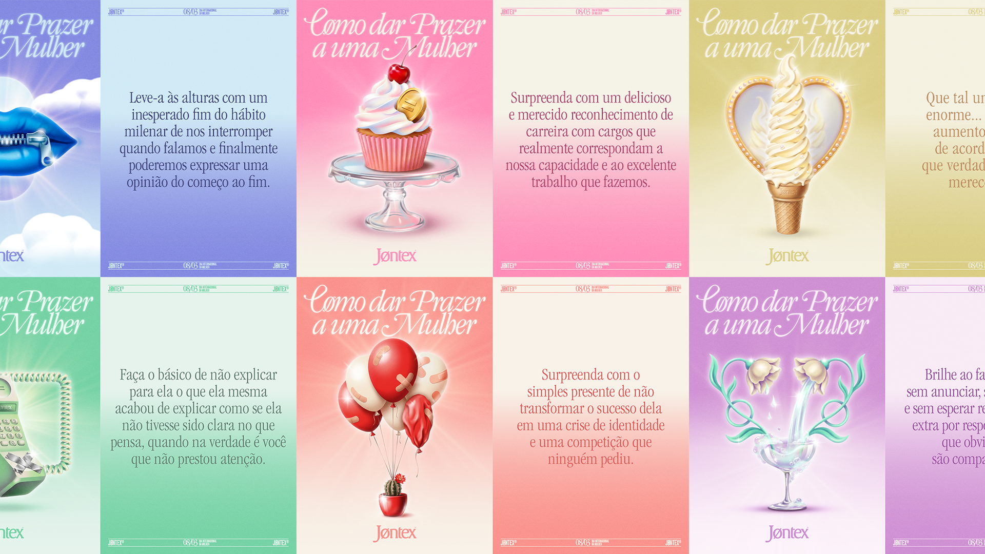 Jontex usa Dia da Mulher para discutir prazer feminino além do sexo