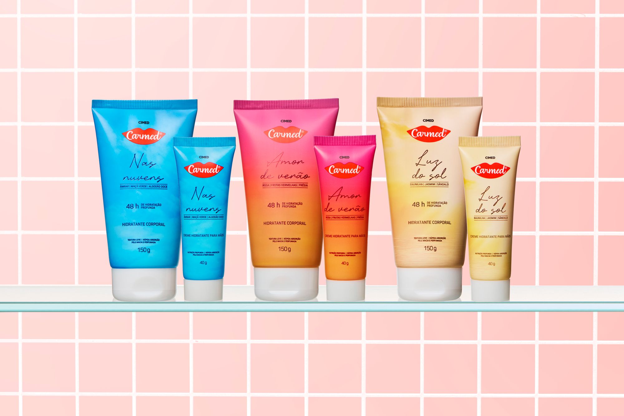 Carmed mira no mercado de body care e traz linha de hidratantes corporais