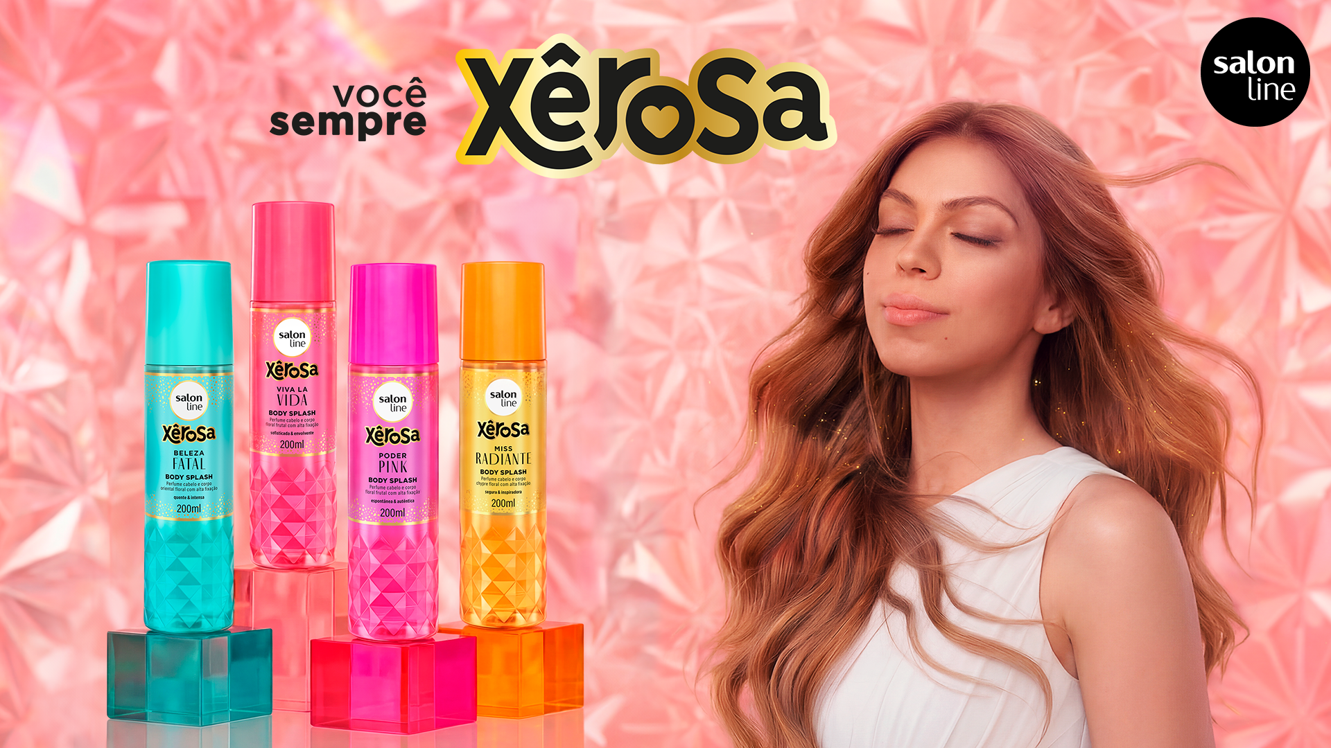 Salon Line aposta em Melody para lançar linha premium Xêrosa