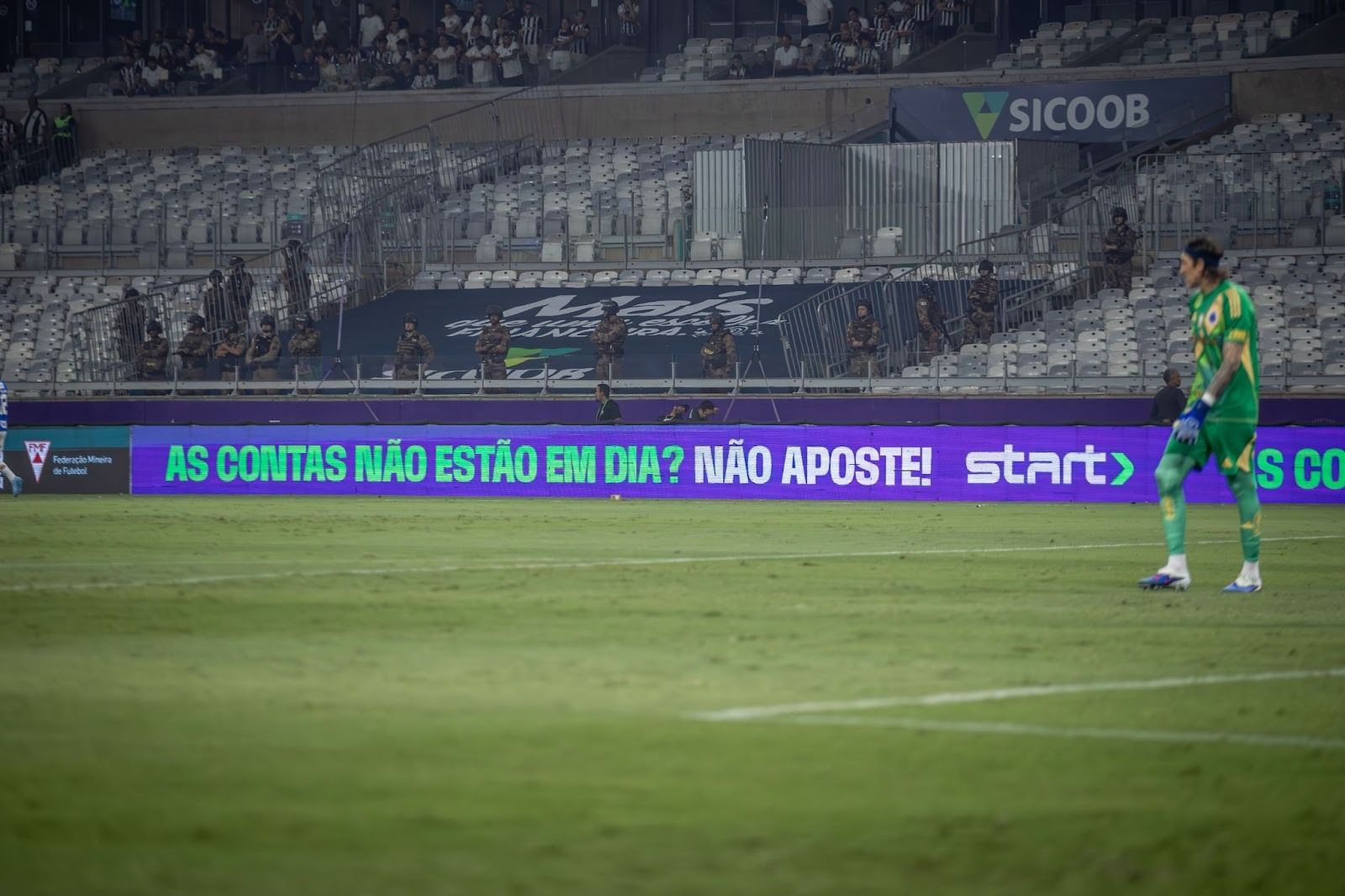 Start Bet troca publicidade por mensagens de jogo responsável na final do Campeonato Mineiro