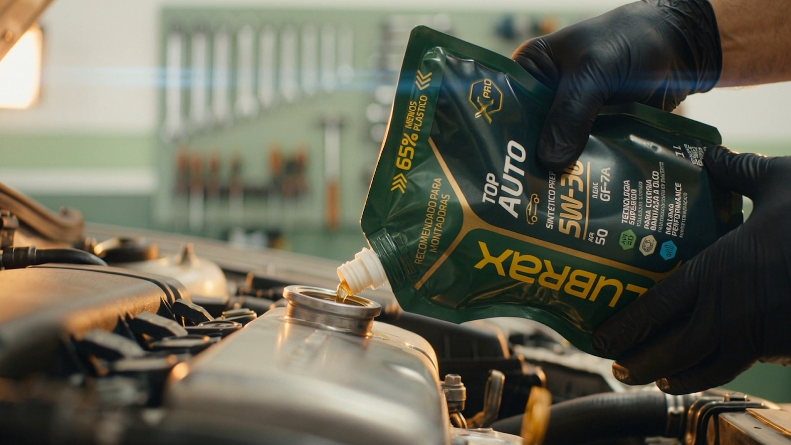 Lubrax aposta em inovação e apresenta embalagem flexível inédita no país