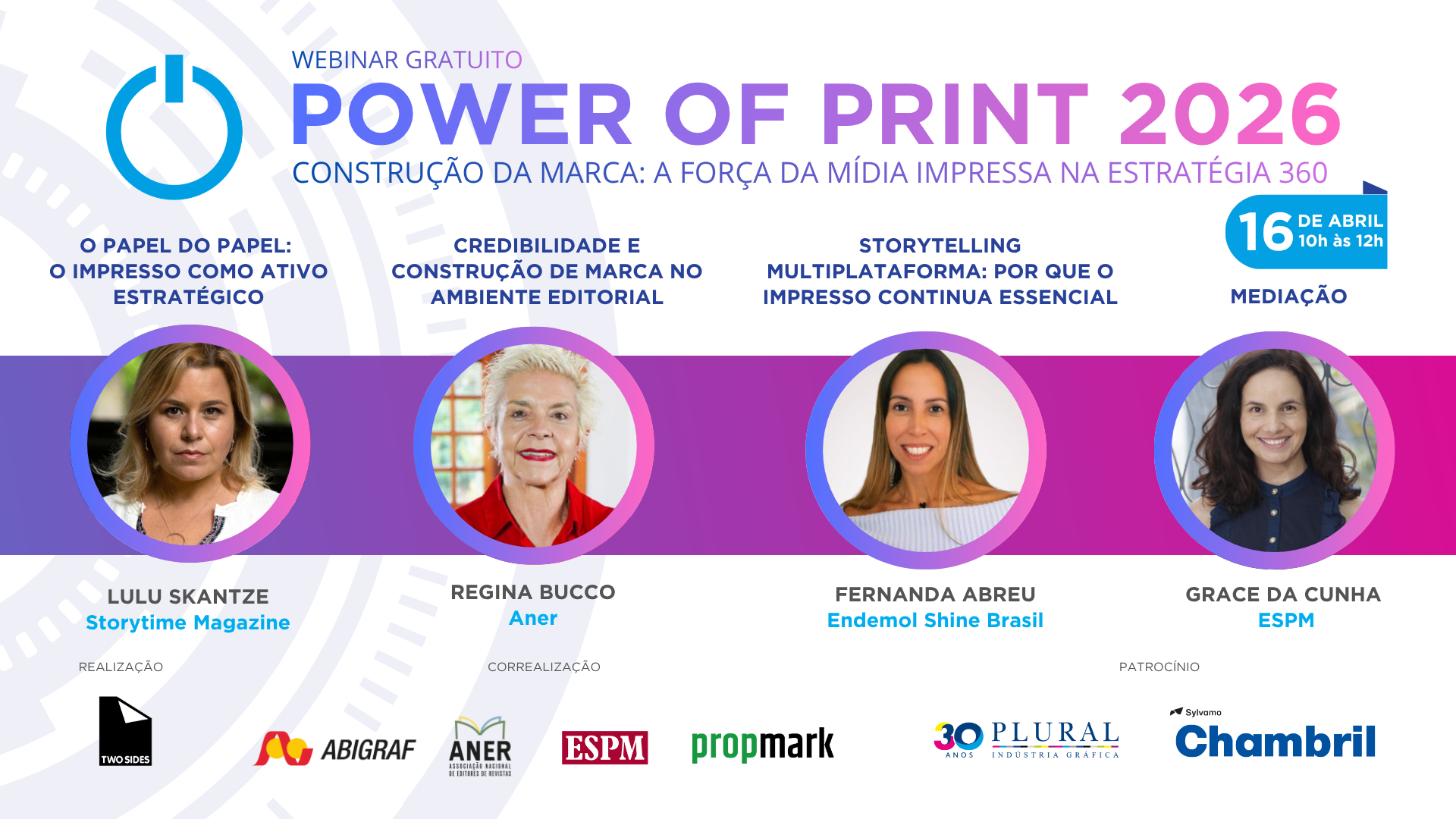 Power of Print 2026 reúne especialistas para debater a força da mídia impressa
