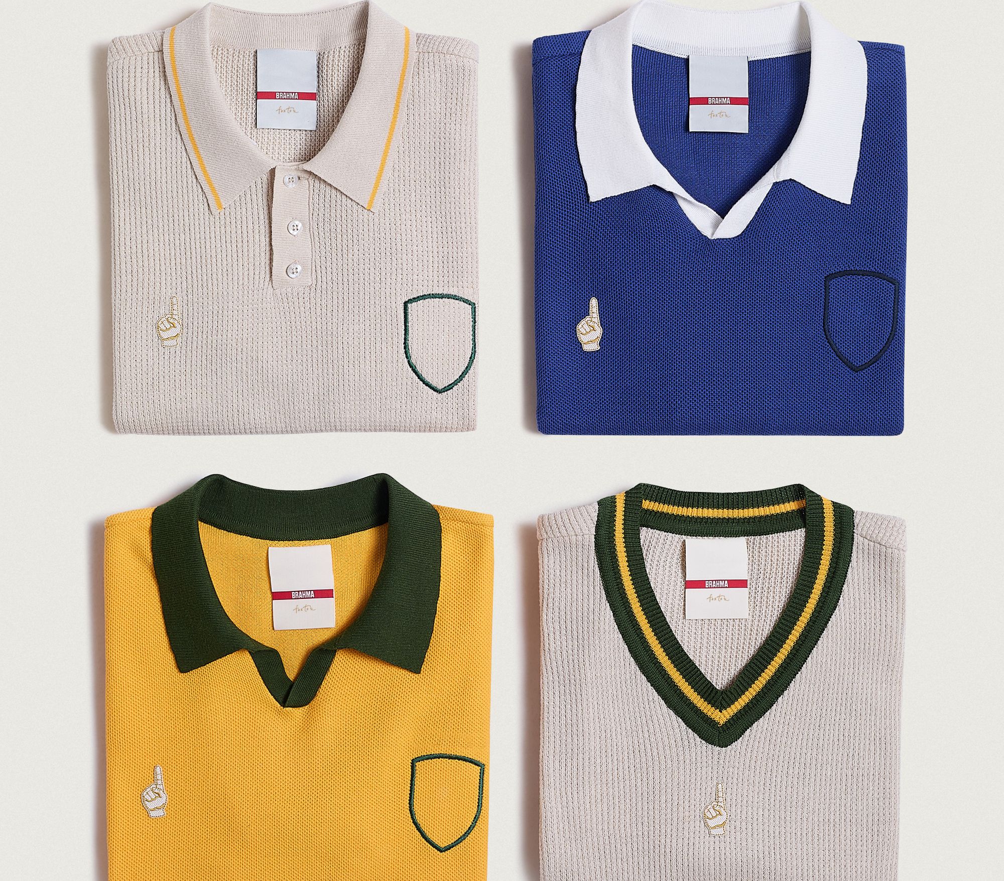 Foxton e Brahma fazer collab para coleção exclusiva para a torcida