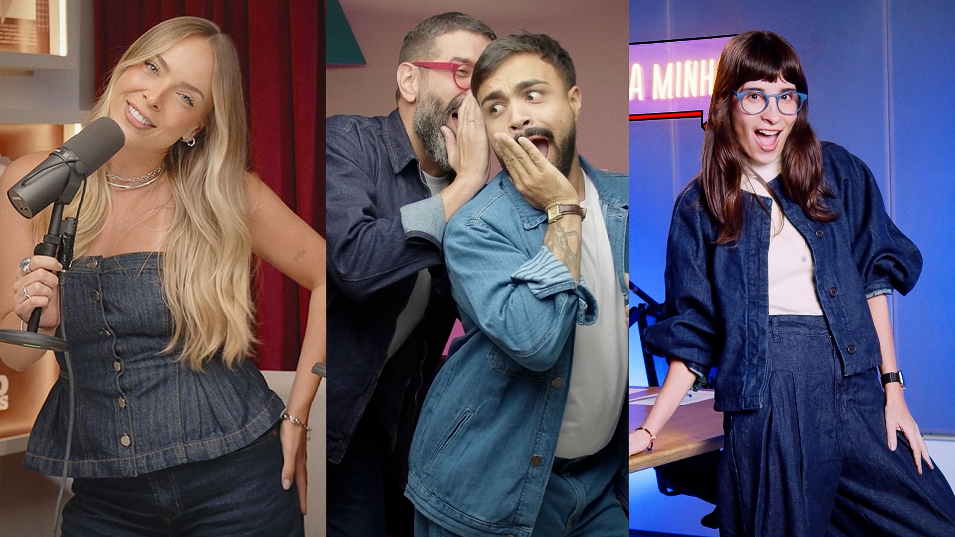 C&A coloca apresentadores de podcasts em cena para evidenciar o poder do jeans