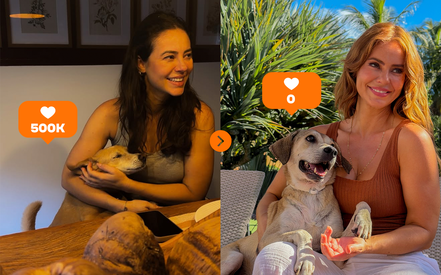 GoldeN faz ação com Paolla Oliveira para incentivar adoção