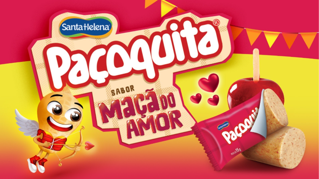 São João 2026: Paçoquita lança sabor maçã do amor