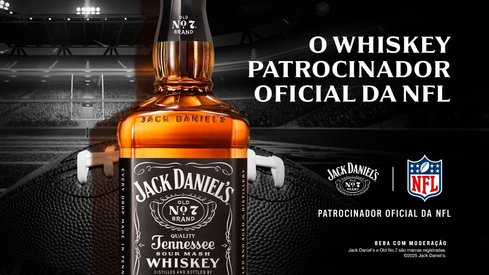 NFL renova parceria com Jack Daniel’s no Brasil
