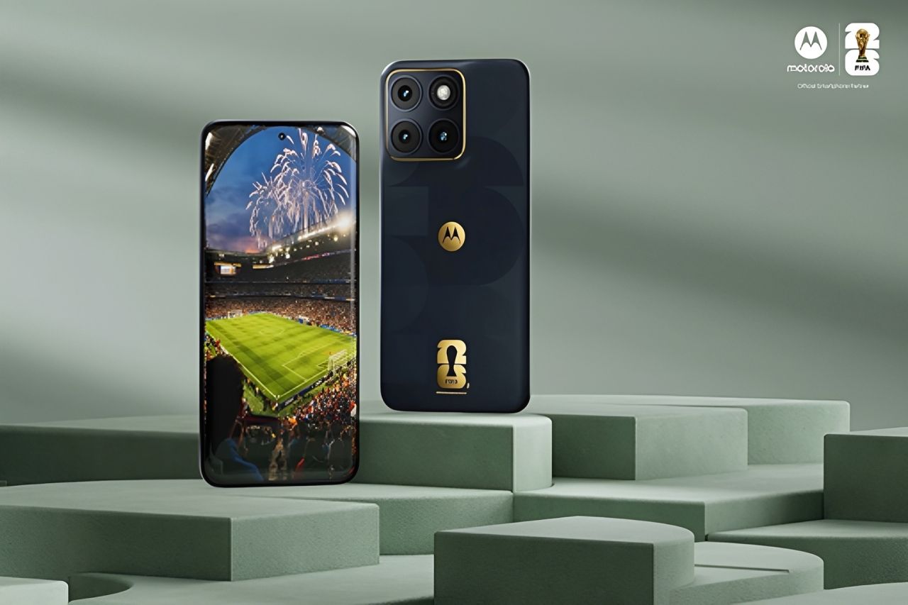 Motorola traz ao Brasil edição especial edge 70 fusion Fifa World Cup 2026 em ouro 24K