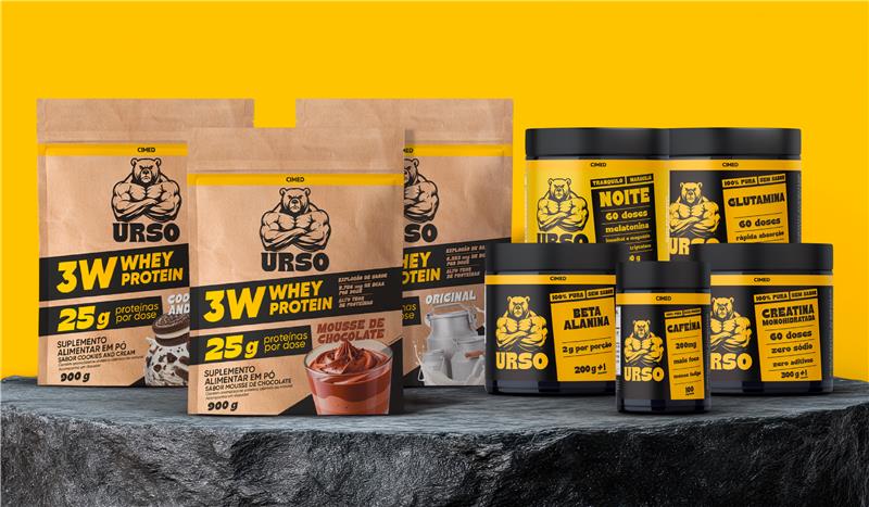 Cimed cria Urso, marca de suplementos que estreia online